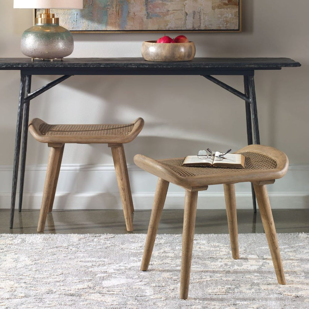   Woven Rattan Bench S | Oroa.com