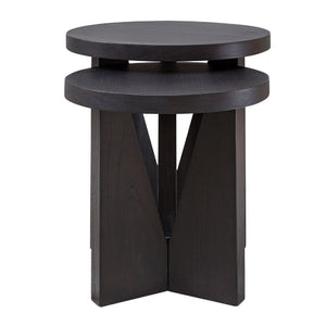   Black Mindi Nesting Tables (2) | Oroa.com
