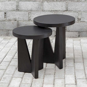   Black Mindi Nesting Tables (2) | Oroa.com