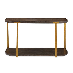   Brown Oak Console Table | Oroa.com