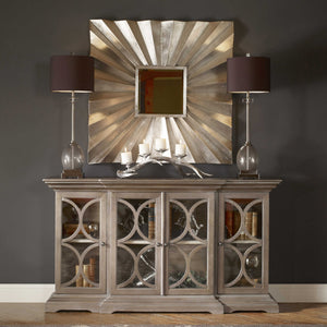   Open-Carved 4-Door Wooden Cabinet | Oroa.com