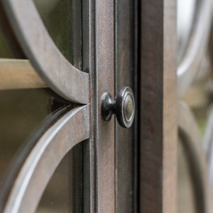   Open-Carved 4-Door Wooden Cabinet | Oroa.com