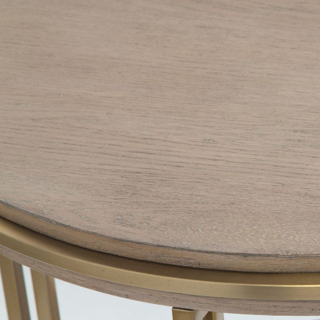   Brushed Brass Framed Side Table | Oroa.com