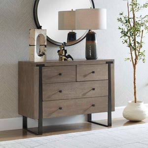   Light Oak 4-Drawer Chest | Oroa.com