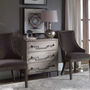   Mango Wood 3-Drawer Accent Chest | Oroa.com