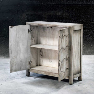   2-Door Honeycomb Mahogany Cabinet | Oroa.com
