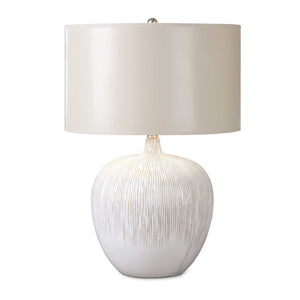   Distressed White Ceramic Table Lamp | Oroa.com