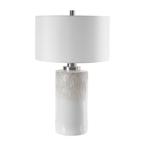   Beige Dripped Ceramic Table Lamp | Oroa.com