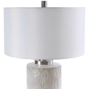   Beige Dripped Ceramic Table Lamp | Oroa.com