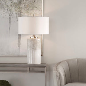   Beige Dripped Ceramic Table Lamp | Oroa.com