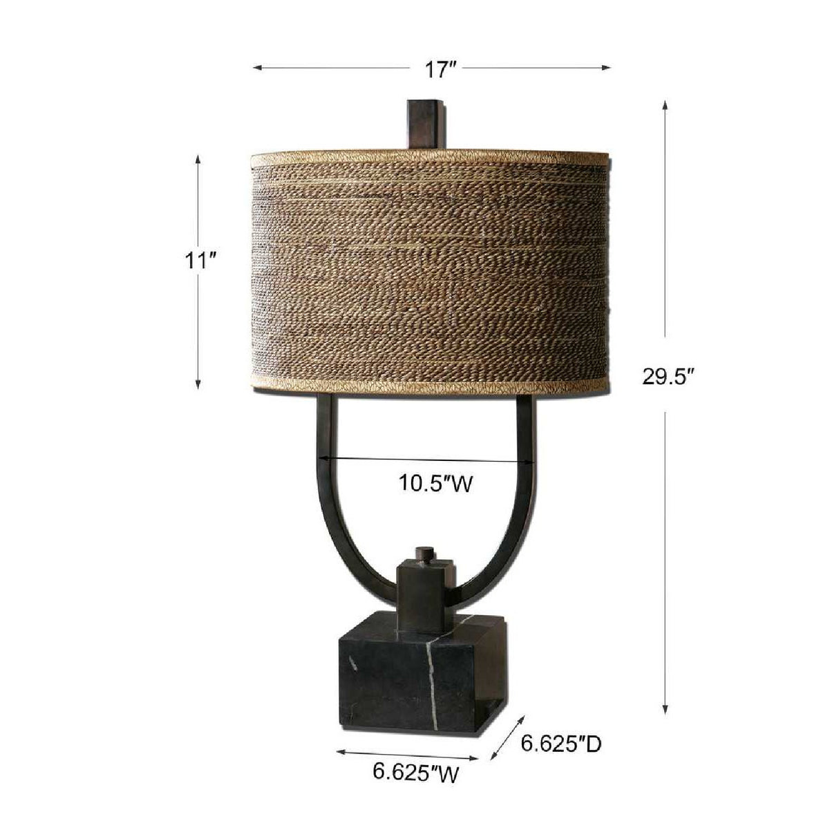   Woven Rattan Table Lamp | Oroa.com