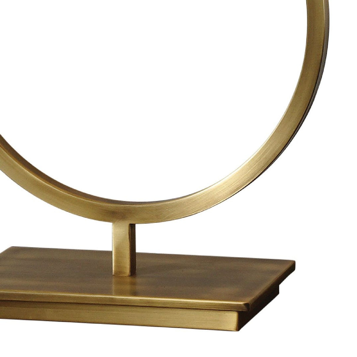   Brushed Brass Ring Table Lamp | Oroa.com