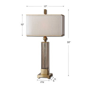   Amber Glass Table Lamp | Oroa.com