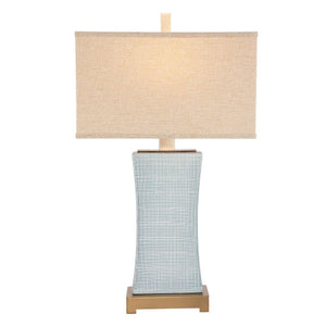   Pale Blue Ceramic Table Lamp | Oroa.com
