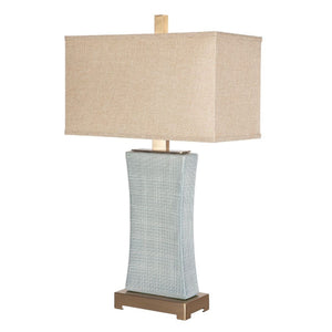   Pale Blue Ceramic Table Lamp | Oroa.com