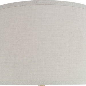   Pleated Gray Glass Table Lamp | Oroa.com