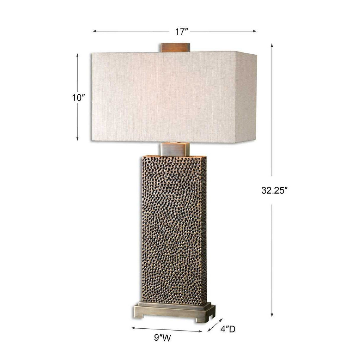   Beige Linen Shade Table Lamp | Oroa.com