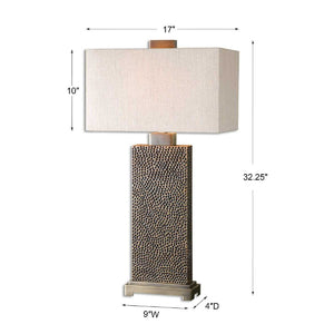   Beige Linen Shade Table Lamp | Oroa.com