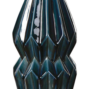   Blue Faceted Ceramic Table Lamp | Oroa.com