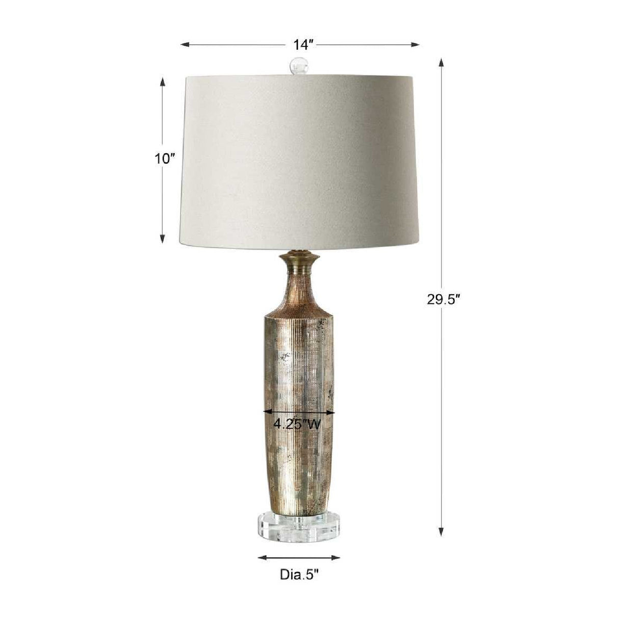   Bronze Glazed Ceramic Table Lamp | Oroa.com