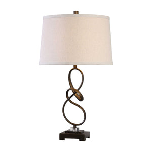   Twisted Bronze Table Lamp | Oroa.com