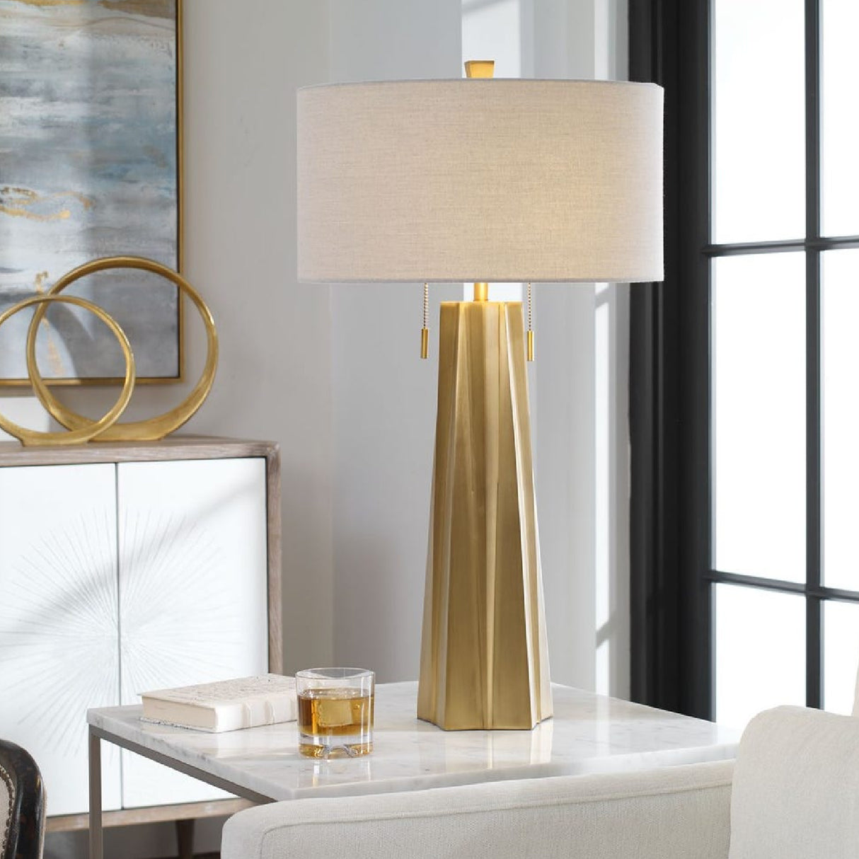   Antique Brass Table Lamp | Oroa.com
