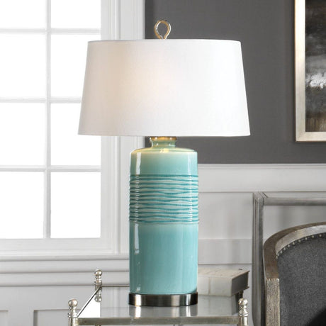   Oval Column Ceramic Table Lamp | Oroa.com