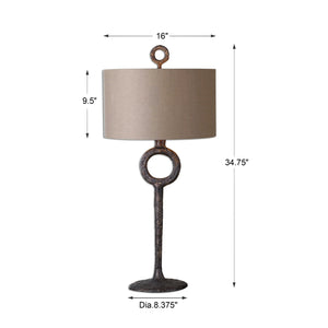   Hammered Bronze Table Lamp | Oroa.com