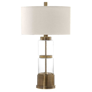   Stacked Glass Column Table Lamp | Oroa.com
