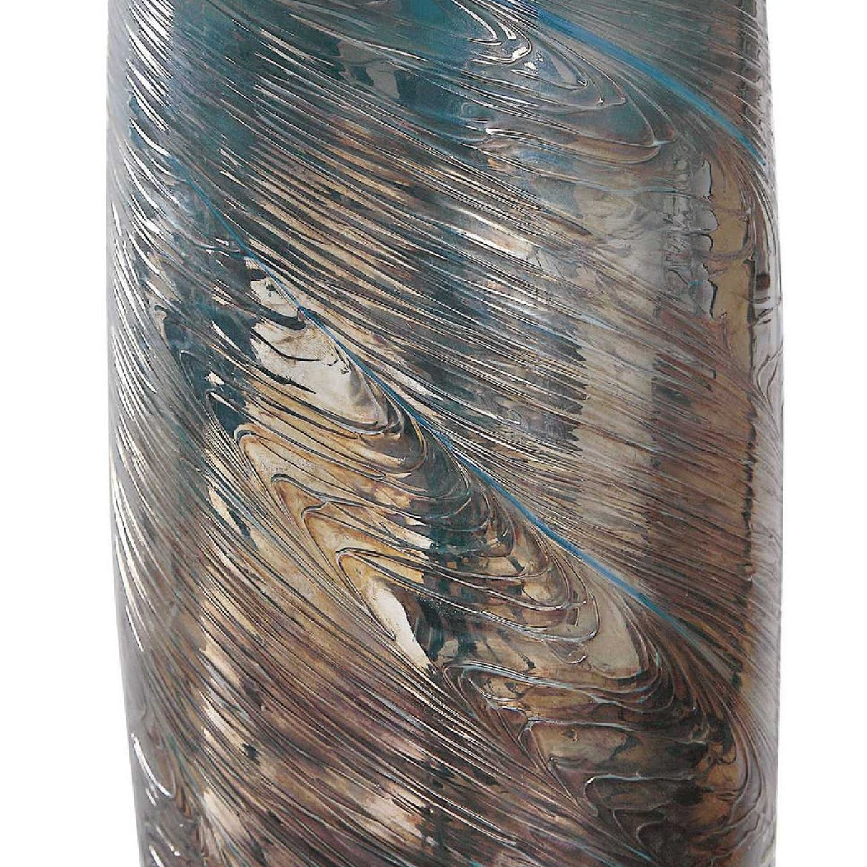   Swirl Textured Glass Table Lamp | Oroa.com
