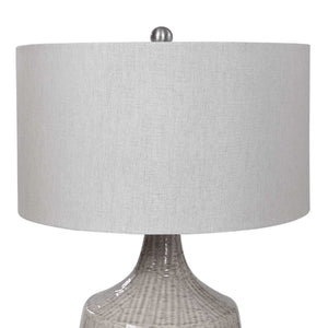   Gray Ceramic Table Lamp | Oroa.com