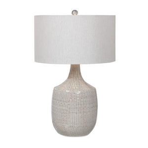  Gray Ceramic Table Lamp | Oroa.com