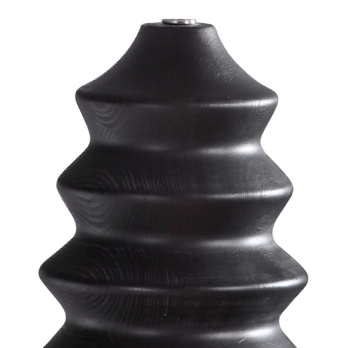   Rustic Black Wood Table Lamp | Oroa.com