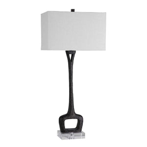   Black Cast Iron Table Lamp | Oroa.com