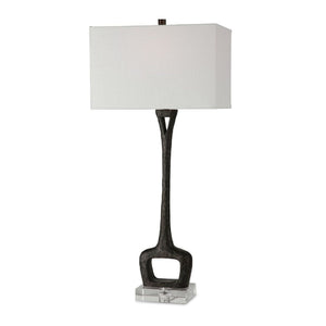   Black Cast Iron Table Lamp | Oroa.com