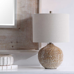  Wavy Ribbed Ceramic Table Lamp | Oroa.com