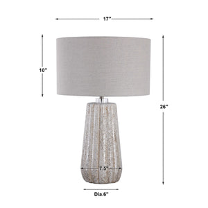   Fluted Ceramic Table Lamp | Oroa.com