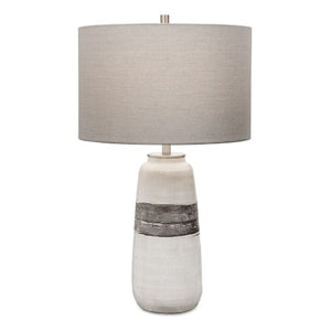   Textured Oval Ceramic Table Lamp | Oroa.com