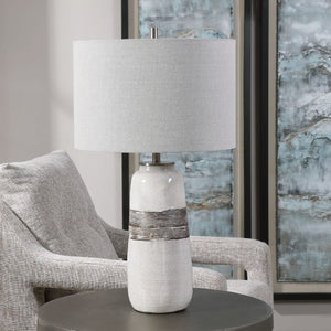   Textured Oval Ceramic Table Lamp | Oroa.com