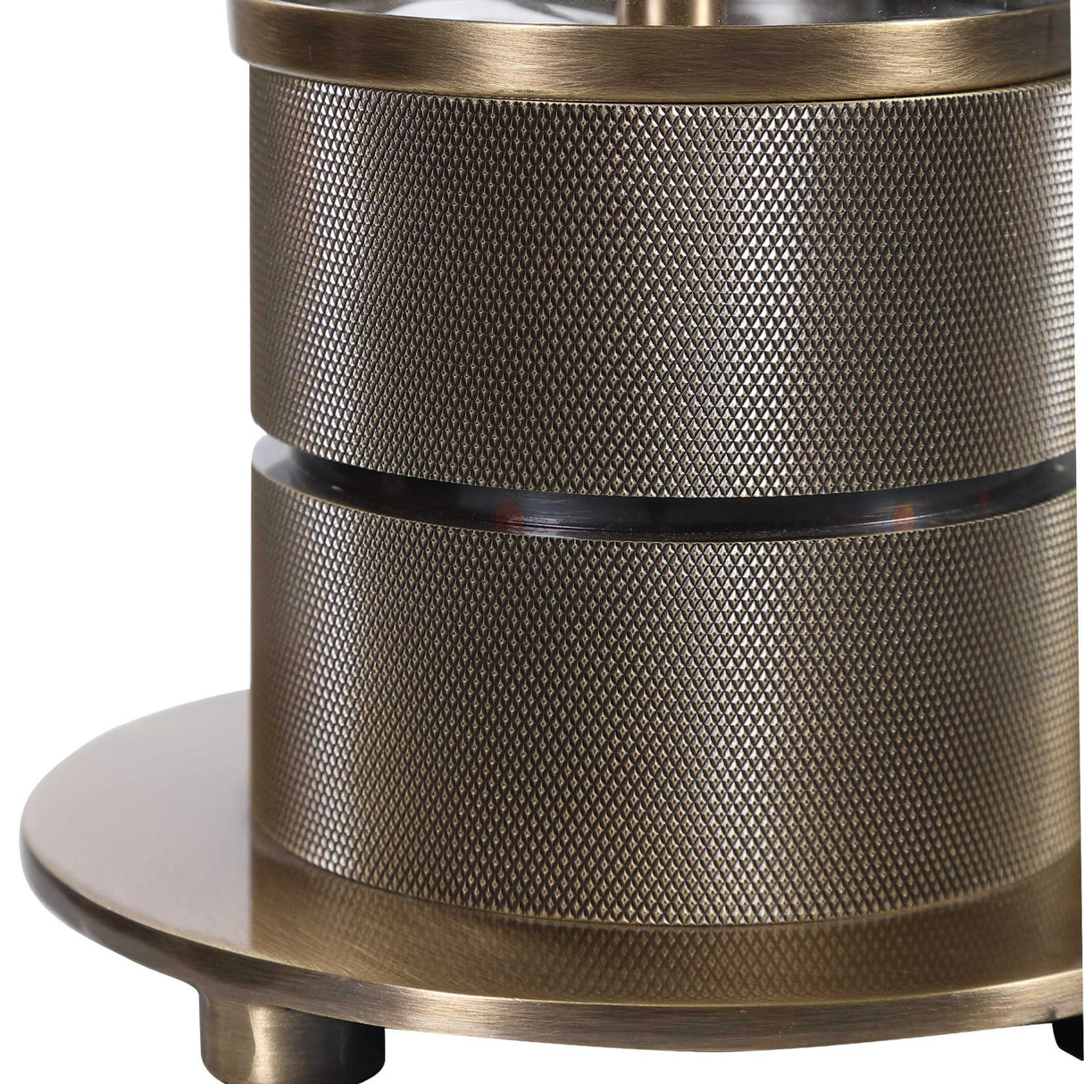   Cylindrical Clear Glass Table Lamp | Oroa.com