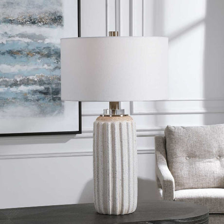   Cream Crackled Ceramic Table Lamp | Oroa.com