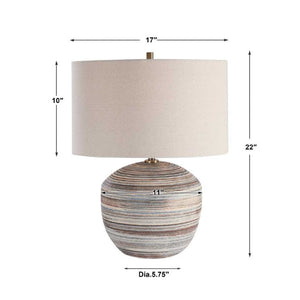  Earth-Toned Ceramic Table Lamp | Oroa.com