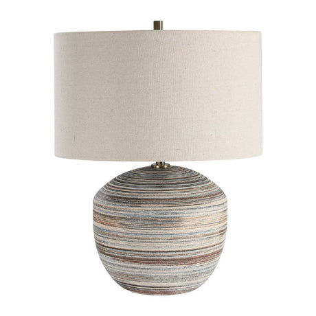   Modern European furniture - Earth-Toned Ceramic Table Lamp - www.oroa.com | Oroa.com