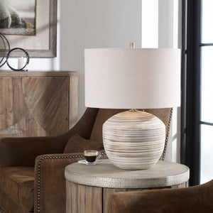   Earth-Toned Ceramic Table Lamp | Oroa.com