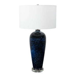   Blue Glass Table Lamp | Oroa.com