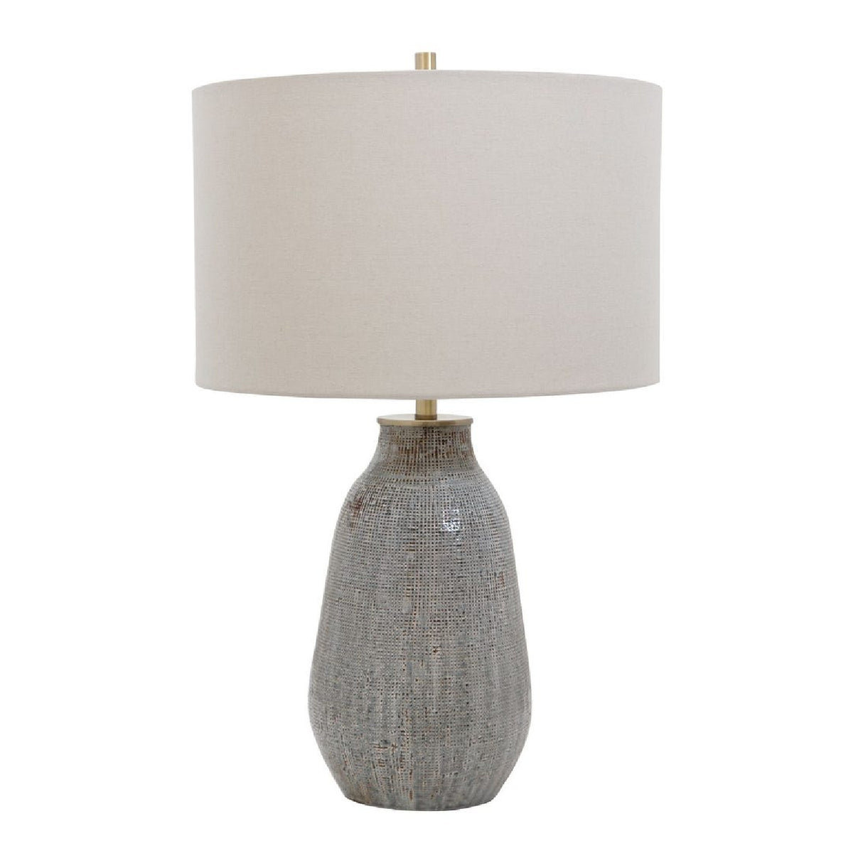   Gray Textured Ceramic Table Lamp | Oroa.com