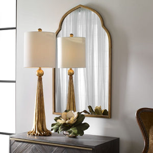   Metallic Gold Buffet Lamp | Oroa.com