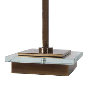   Black Linen Table Lamp | Oroa.com