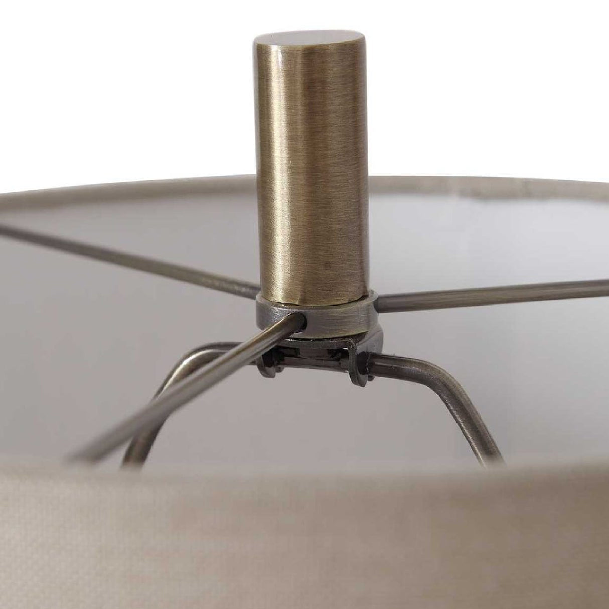   Polished White Marble Buffet Lamp | Oroa.com