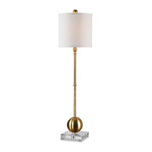   Brushed Brass Buffet Lamp | Oroa.com